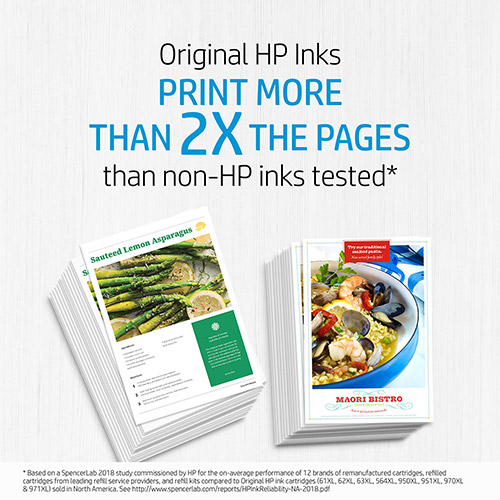 HP 62 (C2P06AN) Tri-Color Original Ink Cartridge (165 Yield)