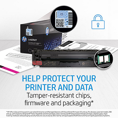 HP 410A (HEWCF251AM) Original Standard Yield Laser Toner Cartridge - Cyan, Magenta - 3 / Carton