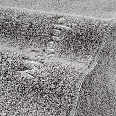 Bck2u Coral Fleece Makeup Fingertip 11x17 Grey, Pack Of 6 (P-MU-FTGRY)
