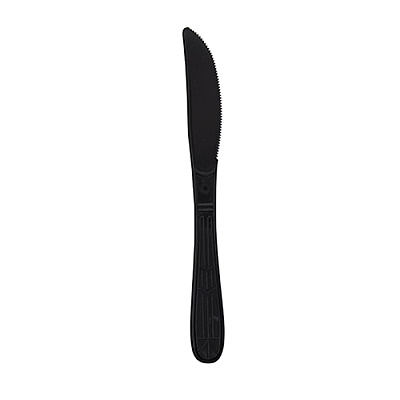 Knife Heavyweight Polypro Ebony, Case Of 1000 (CPPHWKNBKE1)