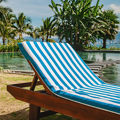 California Cabana Chaise Cover 30x85 Blue, Pack Of 2 (P-CC-CABANA-BL)