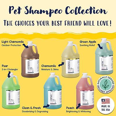 Bobbi Panter Signature Dazzling Dog Shampoo (1 Gallon) Argan Oil, Vitamin A, Geranium And Chamomile, 1 Gallon Bottle (BP00033)