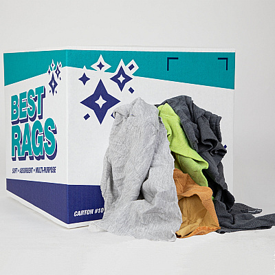R-c13 Sweatshirt Reclaimed Rags Colors 10lb Box (R-C13-10)