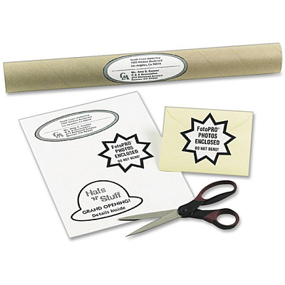 Avery Shipping Labels, Permanent Adhesive, 8-1/2" x 11" , 100 Labels (AVE5165)
