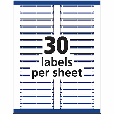 Avery TrueBlock File Folder Labels (AVE5766)