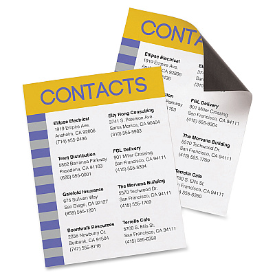 Avery Printable Magnet Sheets, 8.5" x 11" , 5 Sheets (AVE3270)