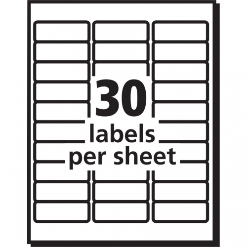 Avery Easy Peel Address Labels with Sure Feed Technology (8160)