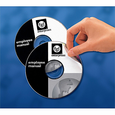 Avery 5931 Laser Labels Shuttered Jewel Case Inserts with Software for CD/DVD