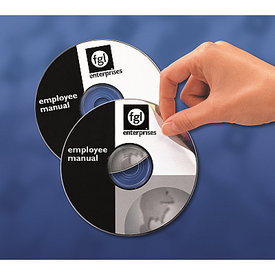 Avery 5931 Laser Labels Shuttered Jewel Case Inserts with Software for CD/DVD