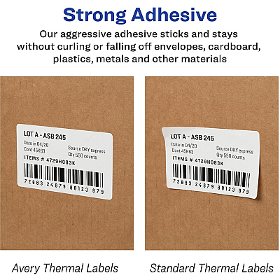 Avery Direct Thermal Roll Multipurpose Labels (AVE4151)