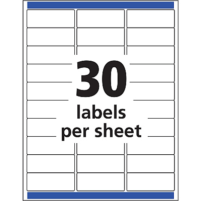 Avery Matte Clear Address Labels - Sure Feed Technology (AVE18660)