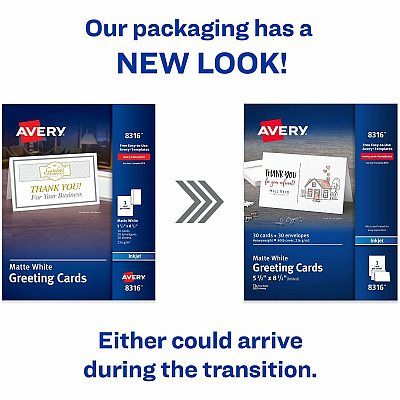 Avery Half-fold Greeting Cards (AVE8316)