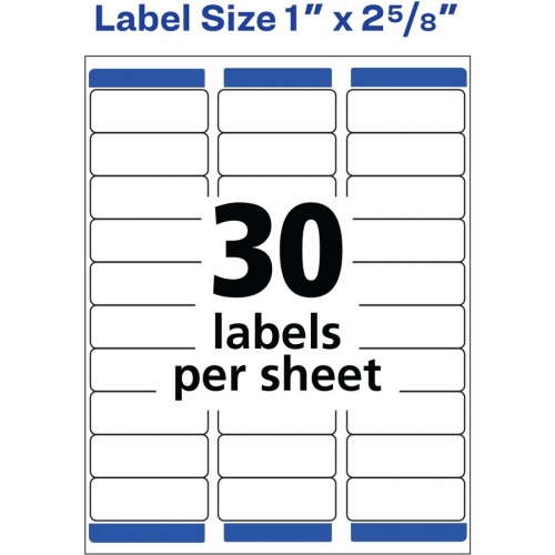 Avery Easy Peel Address Labels with Sure Feed Technology (5160)