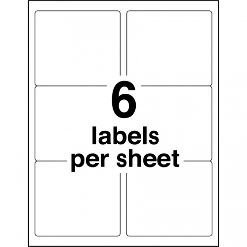 Avery Easy Peel White Shipping Labels (5164)