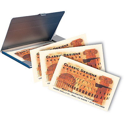Avery 2" x 3.5" Ivory Business Cards, Sure Feed(TM), 250 (AVE8376)