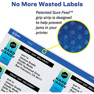 Avery Removable I.D. Laser/Inkjet Labels (AVE6460)
