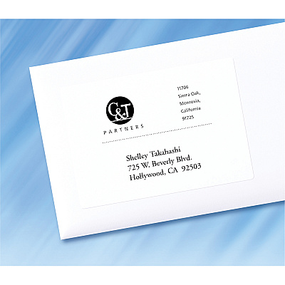 Avery Shipping Labels, Sure Feed, 3-1/2" x 5" , 400 Labels (AVE5168)