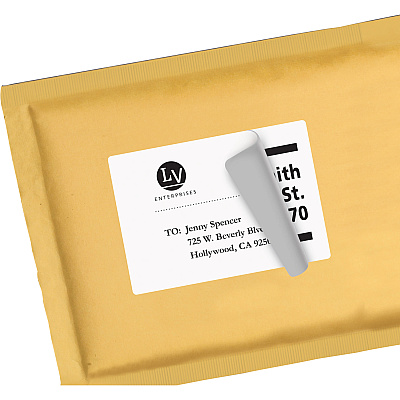 Avery Shipping Labels, Sure Feed, 3-1/2" x 5" , 400 Labels (AVE5168)