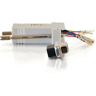 C2G Rj45f/db9f Modular Adapter Grey (02941)