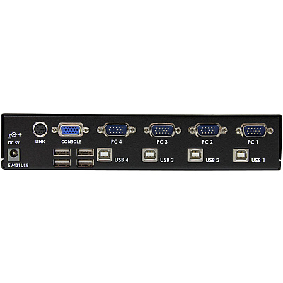 StarTech 4 Port Vga Usb Kvm Switch With Hub (SV431USB)