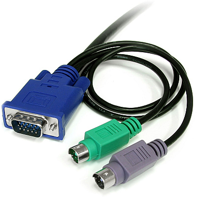 StarTech 6 Ft 3-in-1 Ultra Thin Ps/2 Kvm Cable (SVECON6)
