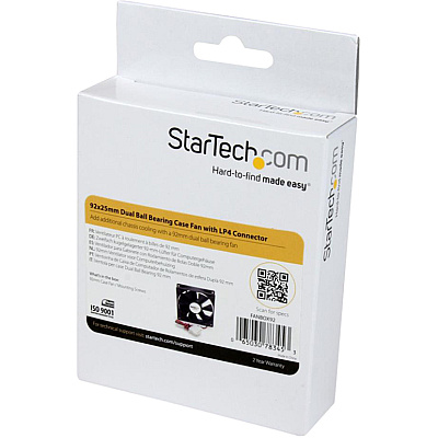 StarTech 92mm Dual Ball Bearing Computer Case Fan (FANBOX92)