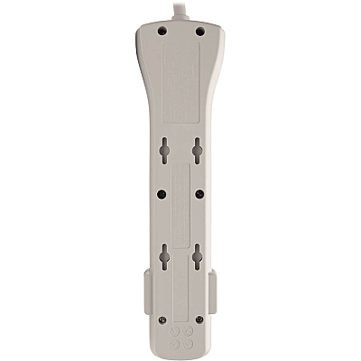 Tripp Lite Protect It! 7-Outlet Surge Protector, 15 ft. (4.57 m) Cord, 2520 Joules, Fax/Modem Protection, RJ11 (SUPER7TEL15)