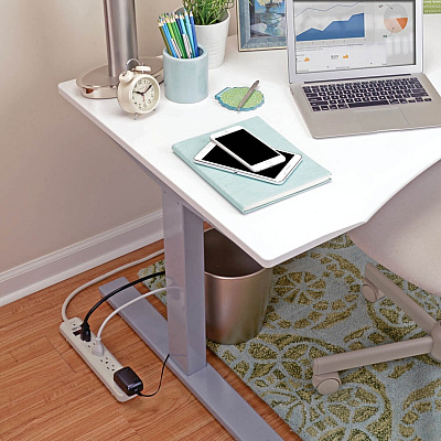 Tripp Lite Protect It! 7-Outlet Surge Protector, 12 ft. Cord, 1080 Joules, Diagnostic LED, Light Gray Housing (TLP712)