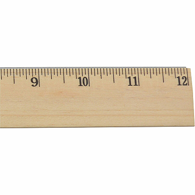 Westcott Beveled Metal Edge Wood Rulers (ACM05011)