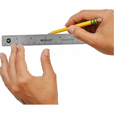 Westcott Stainless Steel Rulers (ACM10414)