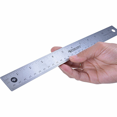 Westcott Stainless Steel Rulers (ACM10415)
