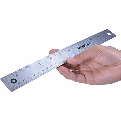 Westcott Stainless Steel Rulers (ACM10416)