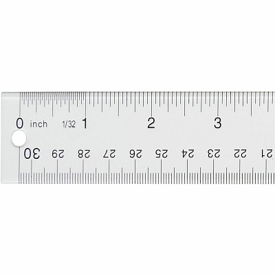 Westcott 12" Transparent Ruler (ACM10562)
