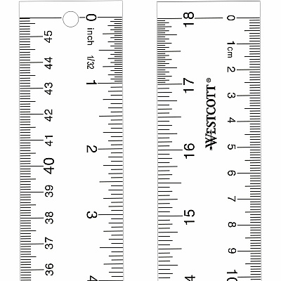 Westcott 18" Transparent Ruler (ACM10564)