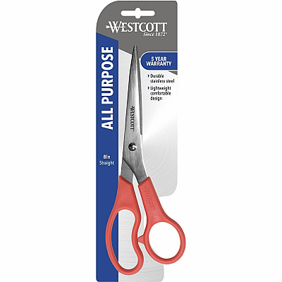 Westcott 8"All Purpose Straight Scissors (ACM40618)