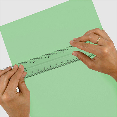 Westcott Clear Plastic Ruler (ACM45016)