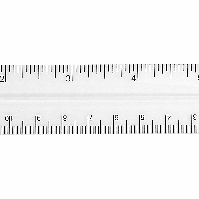 Westcott Clear Plastic Ruler (ACM45016)