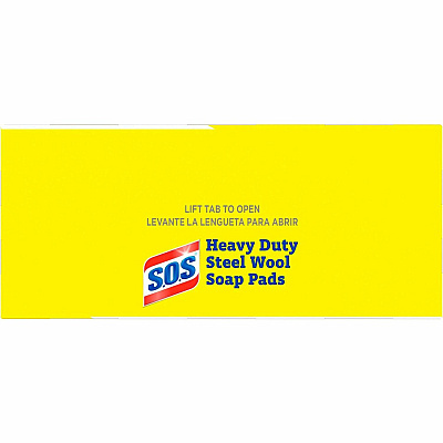 CloroxPro S.O.S Steel Wool Soap Pads (CLO88320)