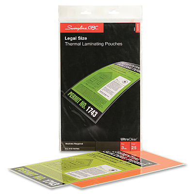 GBC UltraClear Thermal Laminating Pouches (GBC3200578)