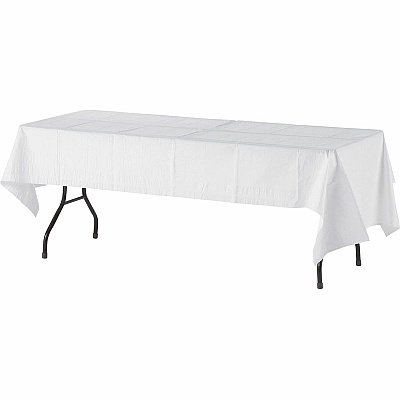 Tatco White Paper Rectangular Tablecovers (TCO31108)