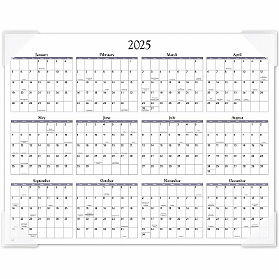 AT-A-GLANCE Landscape Panoramic Desk Pad, Landscapes Photography, 22 x 17, White Sheets, Clear Corners, 12-Month (Jan to Dec): 2026 (89802)
