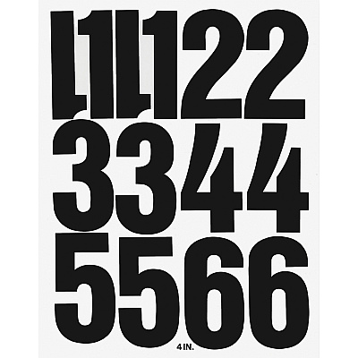 Chartpak Permanent Adhesive Vinyl Numbers (CHA01193)
