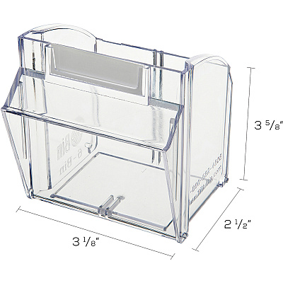deflecto Tilt Bin Interlocking Multi-Bin Storage Organizer (DEF20604OP)