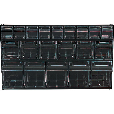 deflecto Tilt Bin Interlocking Multi-Bin Storage Organizer (DEF20604OP)