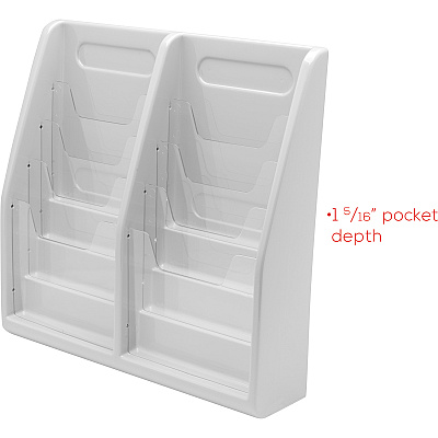 deflecto Multi-Compartment Literature Display (DEF52209)
