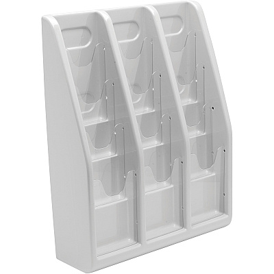 deflecto Multi-Compartment Literature Display (DEF52809)
