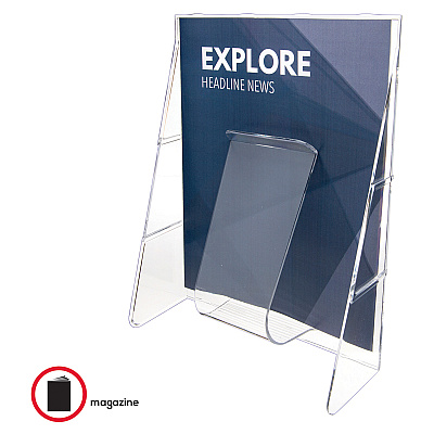 deflecto Stand-Tall Literature Display (DEF55501)