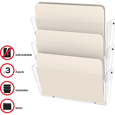 deflecto Unbreakable DocuPocket (DEF63601RT)