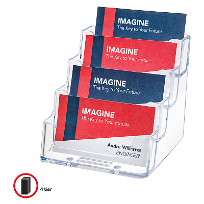 deflecto Business Card Holder (DEF70841)