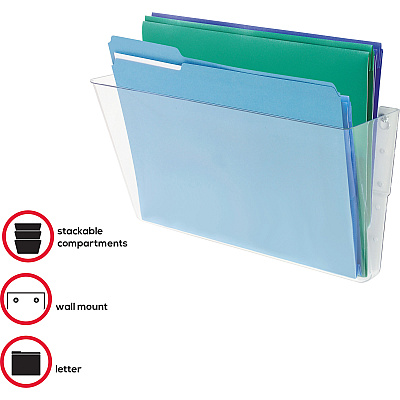 deflecto EZ Link Stackable DocuPocket (DEF73201)